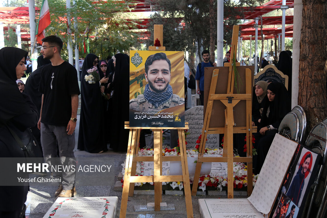 مراسم جشن تولد شهید نوجوان جنگ رمضان