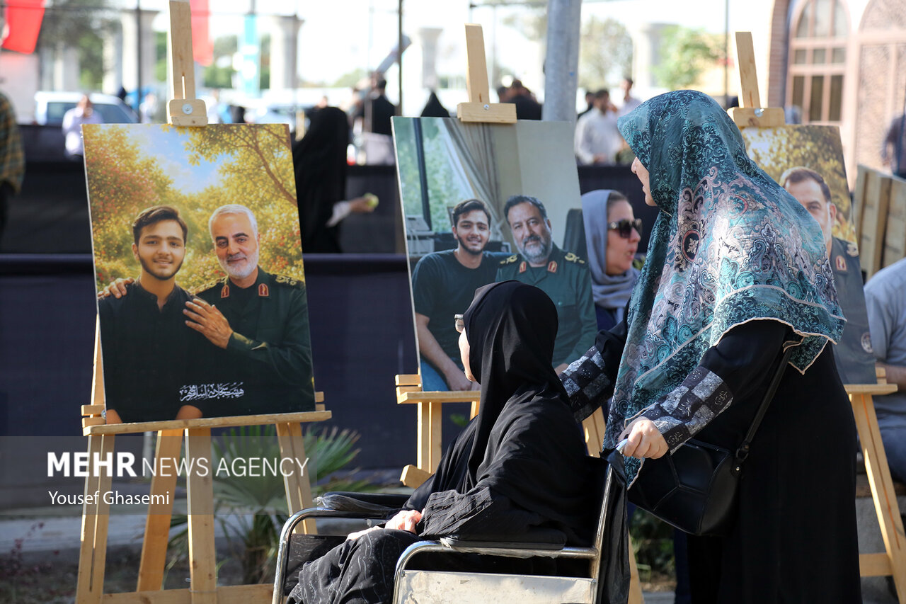 مراسم جشن تولد شهید نوجوان جنگ رمضان
