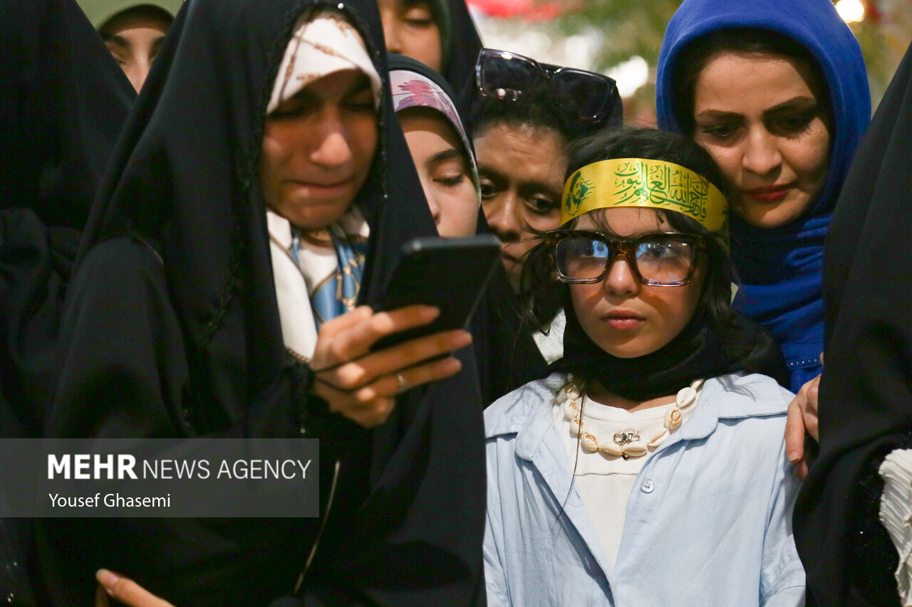 مراسم جشن تولد شهید نوجوان جنگ رمضان