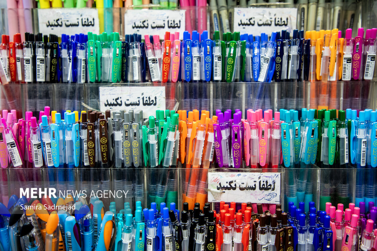 بازار لوازم‌التحریر در آستانه سال تحصیلی ۱۴۰۵