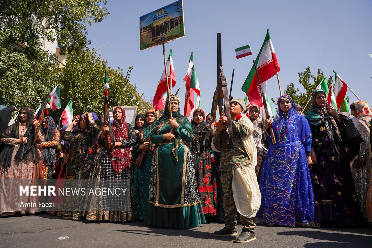 رزمایش «جان‌فدایان ایران» در شیراز