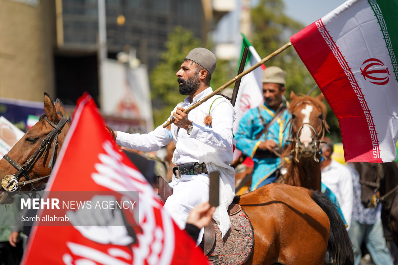رزمایش «جان‌فدایان ایران» در شیراز