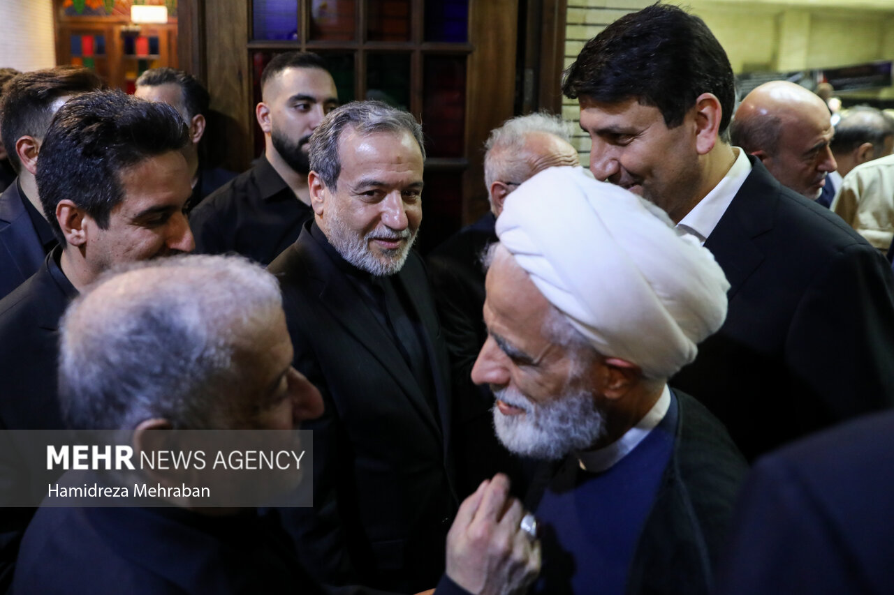 مراسم ختم خواهر وزیر امور خارجه