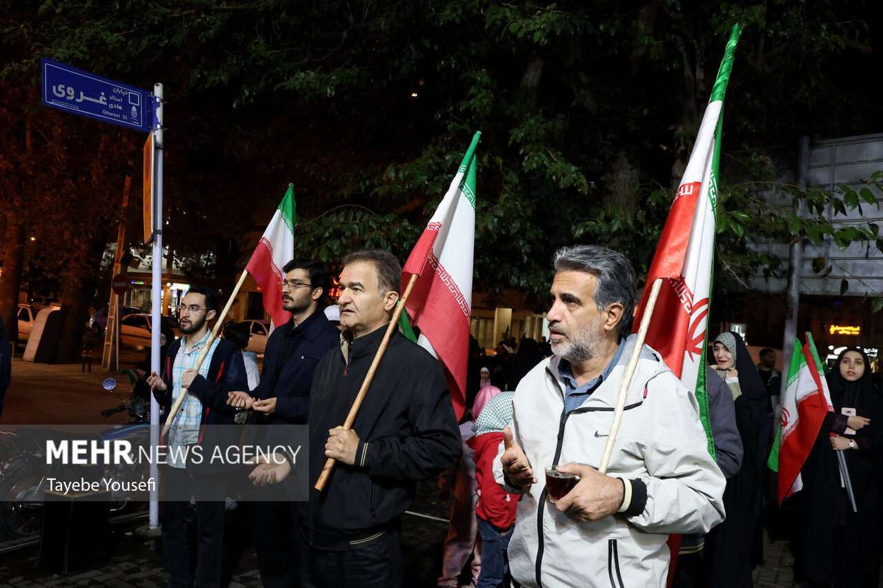 اجتماع دانشجویان همدان در لبیک به رهبر انقلاب