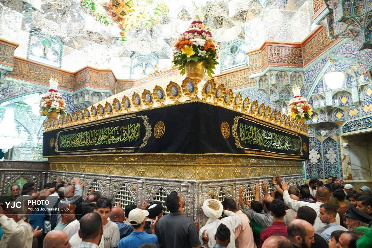 سیاهپوشی حرم کریمه اهل بیت سلام الله علیها در سوگ امام عسکری+تصاویر سیاهپوشی حرم کریمه اهل بیت سلام الله علیها در سوگ امام عسکری+تصاویر