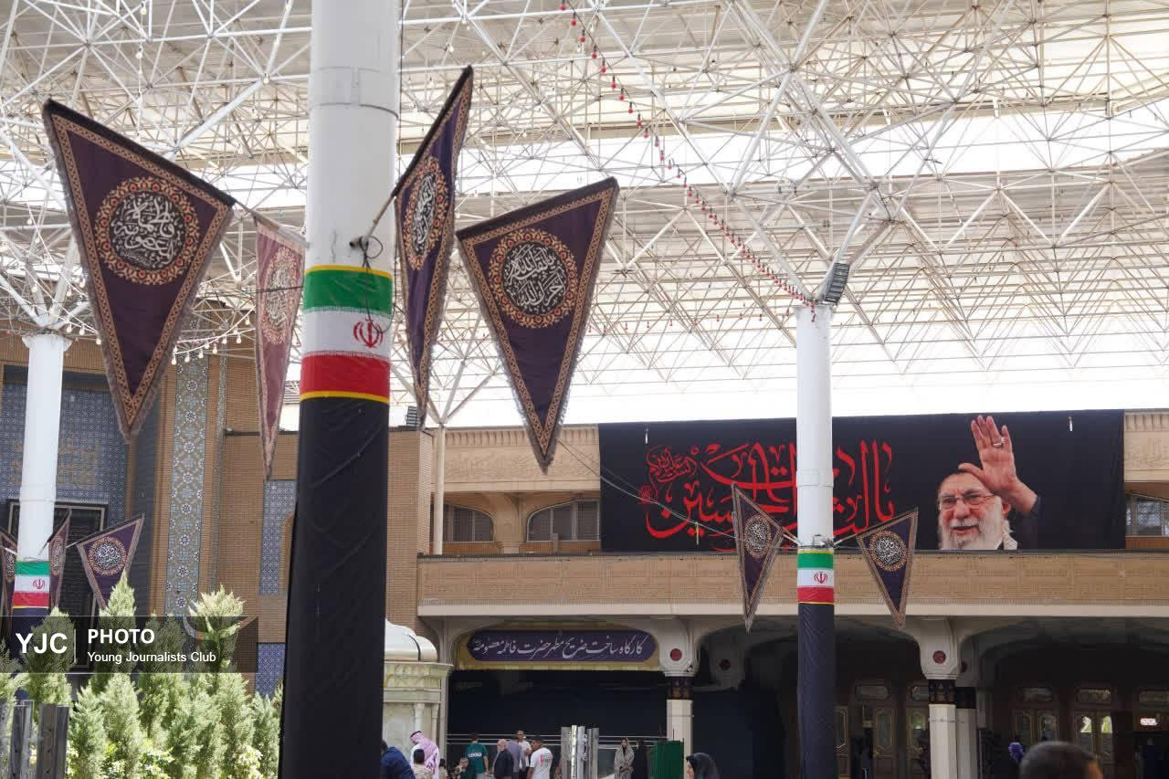 سیاهپوشی حرم کریمه اهل بیت سلام الله علیها در سوگ امام عسکری+تصاویر سیاهپوشی حرم کریمه اهل بیت سلام الله علیها در سوگ امام عسکری+تصاویر