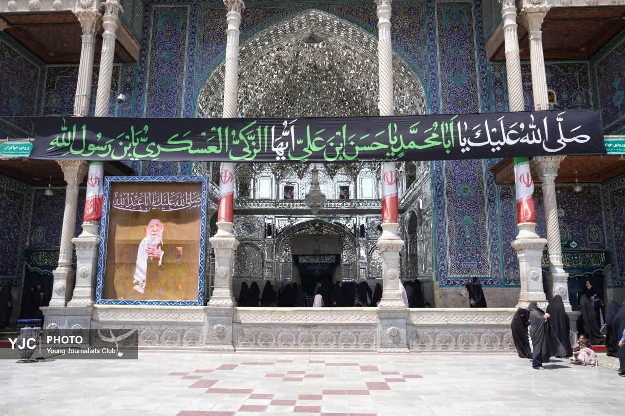 سیاهپوشی حرم کریمه اهل بیت سلام الله علیها در سوگ امام عسکری+تصاویر سیاهپوشی حرم کریمه اهل بیت سلام الله علیها در سوگ امام عسکری+تصاویر