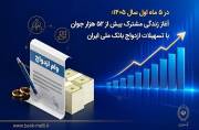 آغاز زندگی مشترک بیش از ۵۲ هزار جوان با تسهیلات ازدواج بانک ملی ایران آغاز زندگی مشترک بیش از ۵۲ هزار جوان با تسهیلات ازدواج بانک ملی ایران