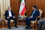 رئیس المرکز الوطنی للفضاء السیبرانی یلتقی الوزیر عراقجی