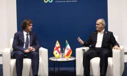 Pres. Pezeshkian meets with Georgian PM in Yerevan Pres. Pezeshkian meets with Georgian PM in Yerevan